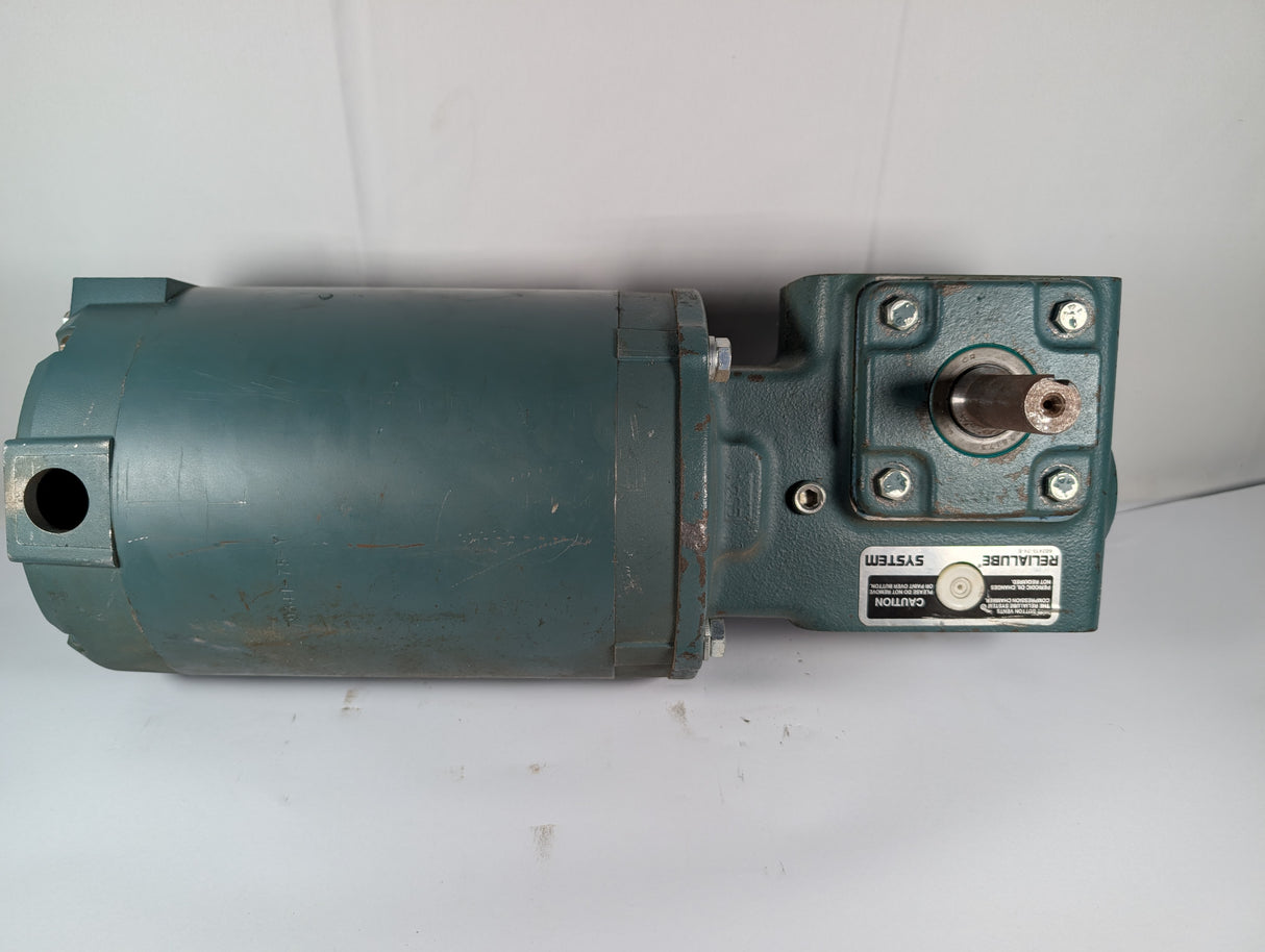 Reliance Electric - 1 HP Electric Motor with Tigear Gear Reducer - P56X1531S W/MR94907 R BB - Used - Big Liquidators