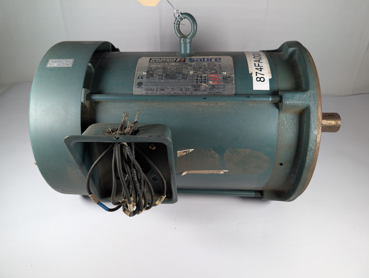 Reliance Electric - 3 HP Electric Motor - P18S3068 - Used - Big Liquidators