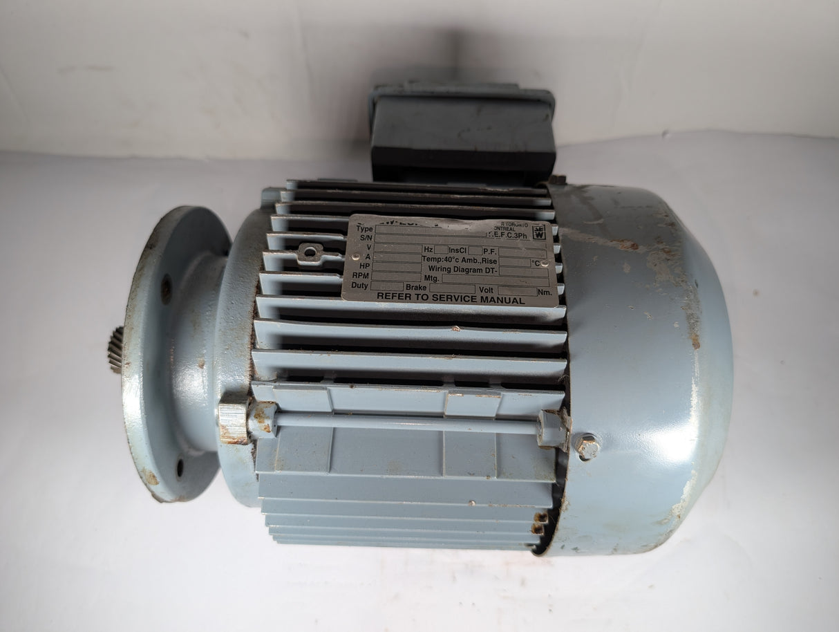 Sew - Eurodrive - 2 HP Electric Motor - RX61DT90L4 - Used - Big Liquidators