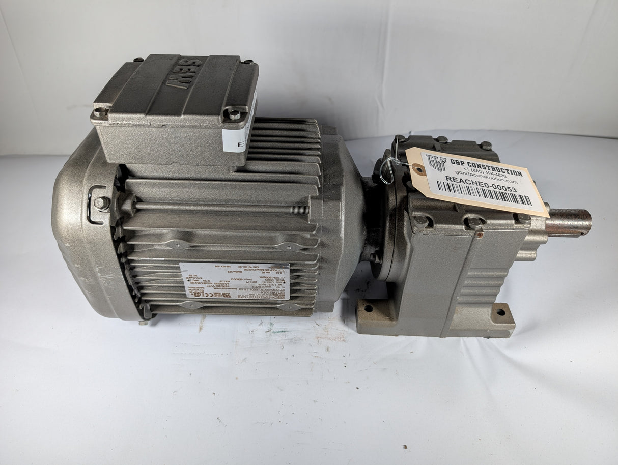 Sew - Eurodrive - 2 HP Electric Motor - R27 DRE90L4 - Used - Big Liquidators