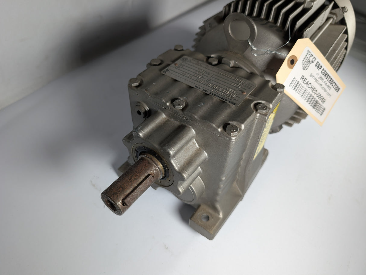 Sew - Eurodrive - 2 HP Electric Motor - DFT90L4 - Used - Big Liquidators