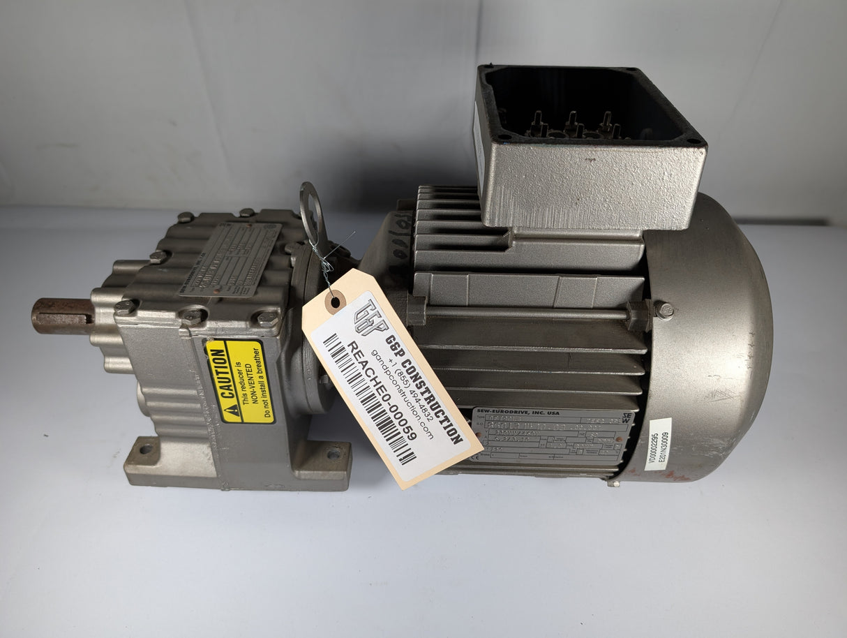 Sew - Eurodrive - 2 HP Electric Motor - DFT90L4 - Used - Big Liquidators