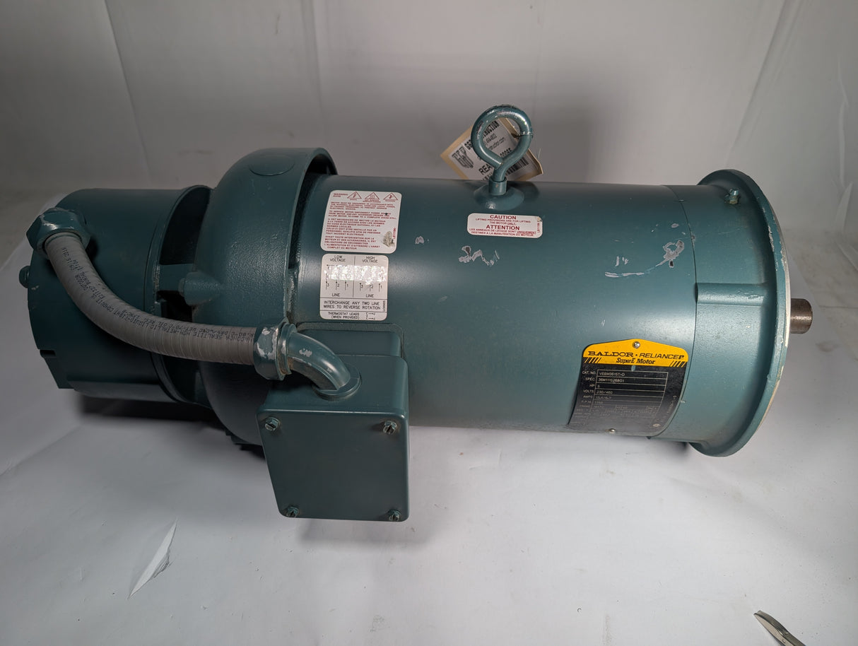 Baldor Reliance - 5 HP Electric Motor - VEBM3615T - D - Used - Big Liquidators