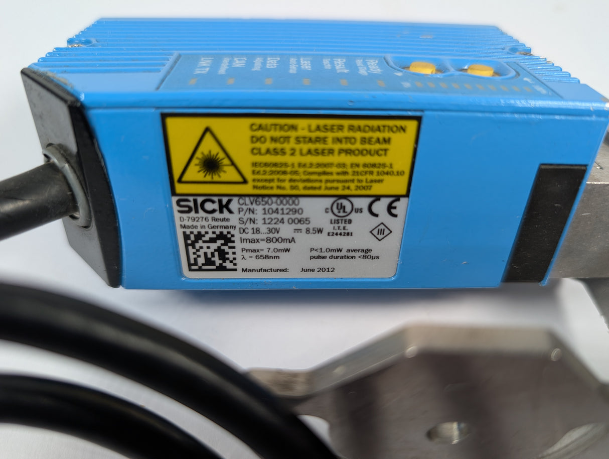 SICK - Fixed Mount Barcode Scanner - CLV650 - 0000 - Used - Big Liquidators