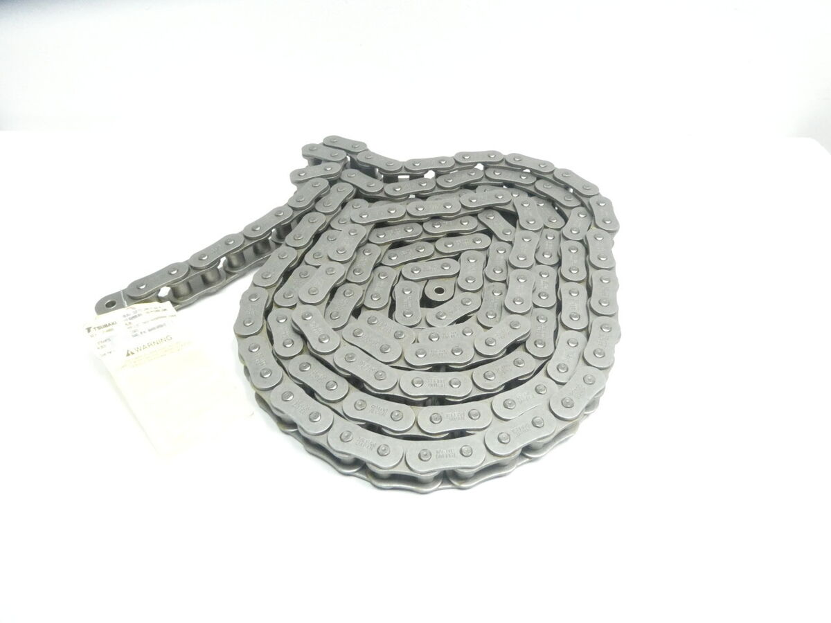 Tsubaki - 100 - RIV - 10FT - Premium Roller Chain - New - Big Liquidators