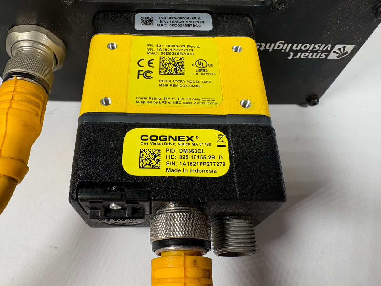 Cognex - Dataman 360 Series Barcode Scanner with Smart Vision Light - DM363QL W/ODDM - 3XT - 625 - W - Used - Big Liquidators