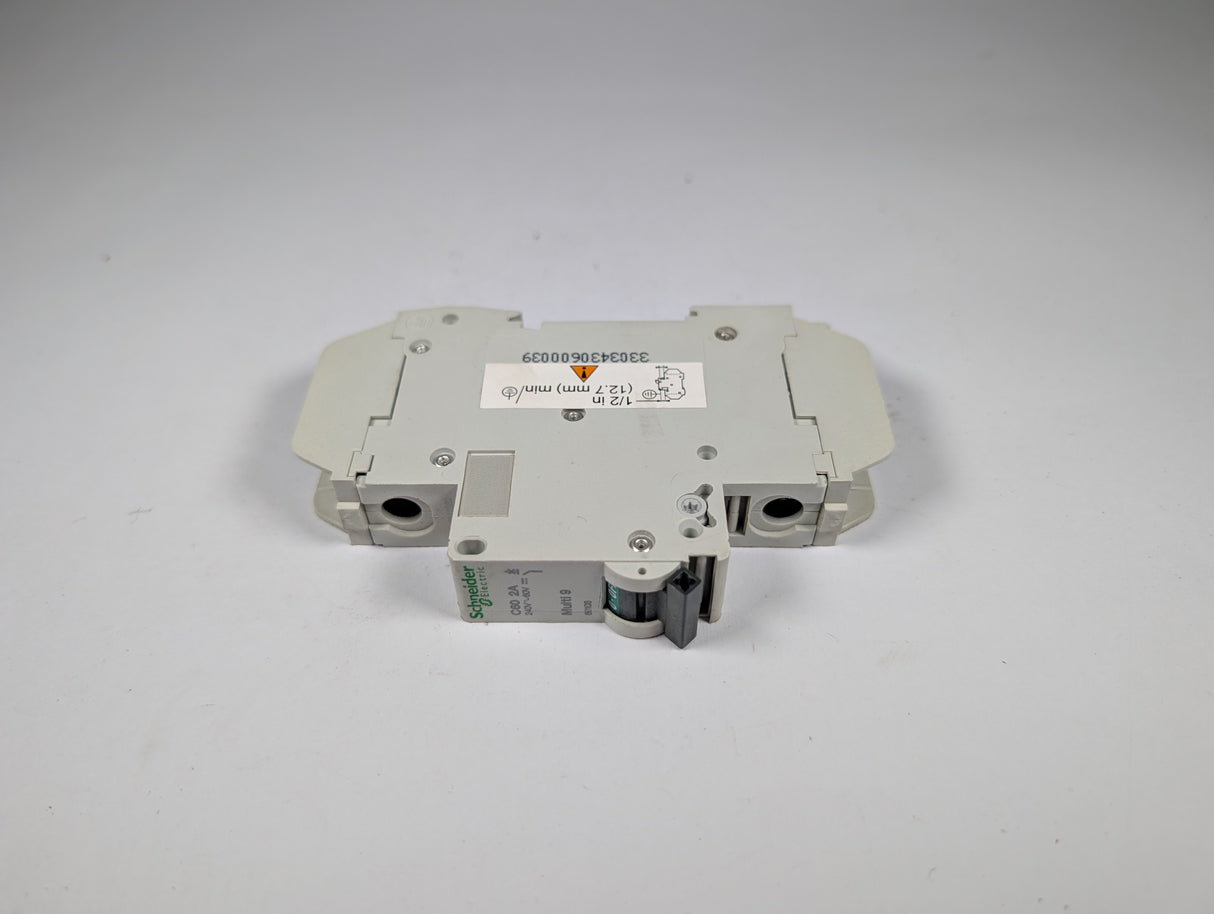 Schneider Electric - 2 Amp Miniature Circuit Breaker - C60 2A - Used - Big Liquidators