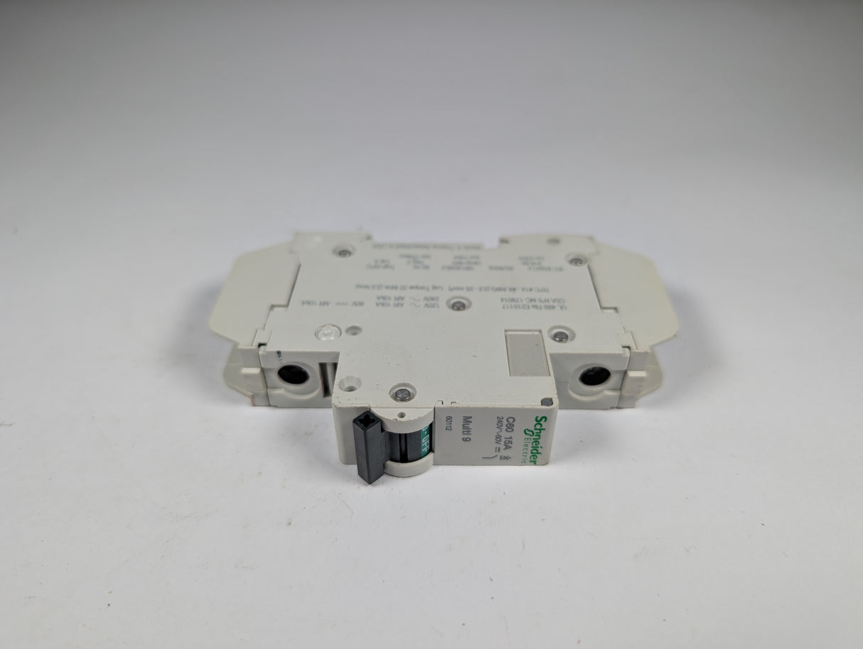 Schneider Electric - 15 Amp Miniature Circuit Breaker - C60 15A - Used - Big Liquidators