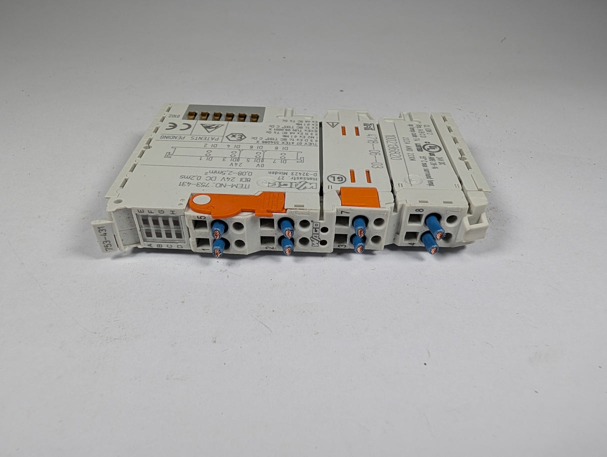 Wago - 8 - Channel Digital Input Module - 753 - 431 - Used - Big Liquidators