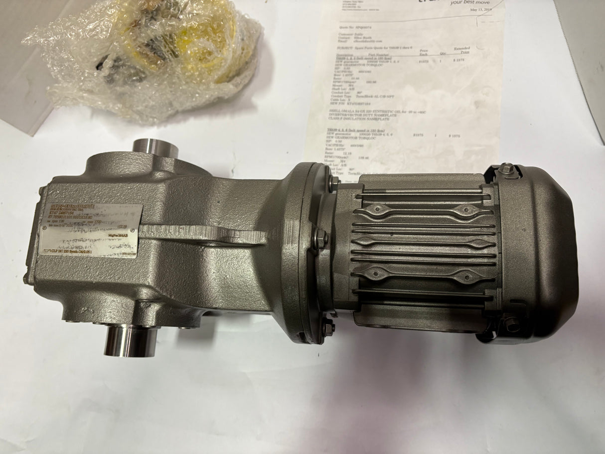 Sew - Eurodrive - 0.5 HP Electric Motor - KT47 DRS71S4 - New - Big Liquidators