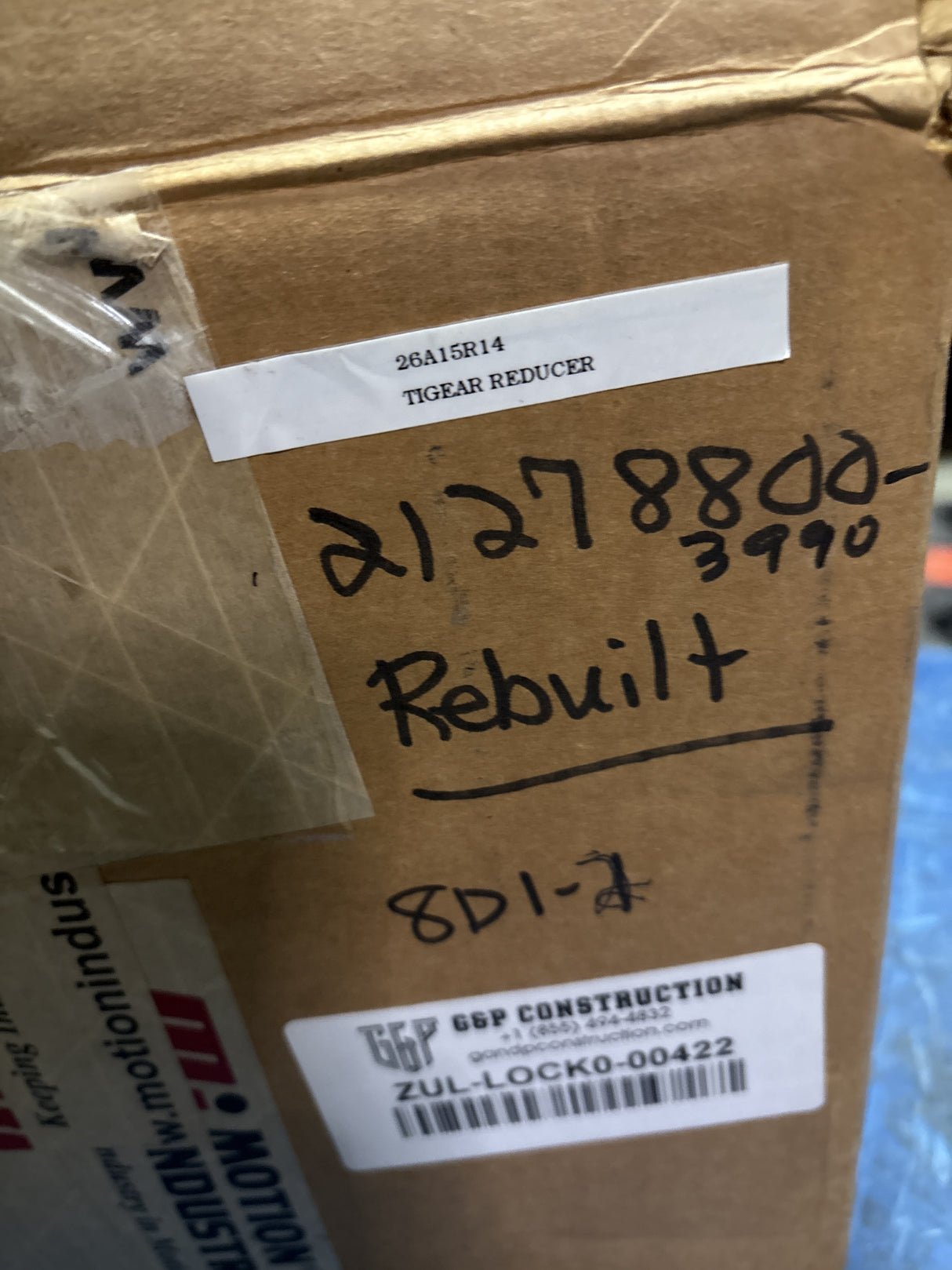 Dodge Tigear - 15:1 Gear Reducer - 26A15R14 - Used - Big Liquidators