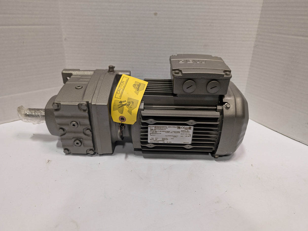 Sew - Eurodrive - 1 HP Electric Motor - R37DRE80M4/LN - New - Big Liquidators