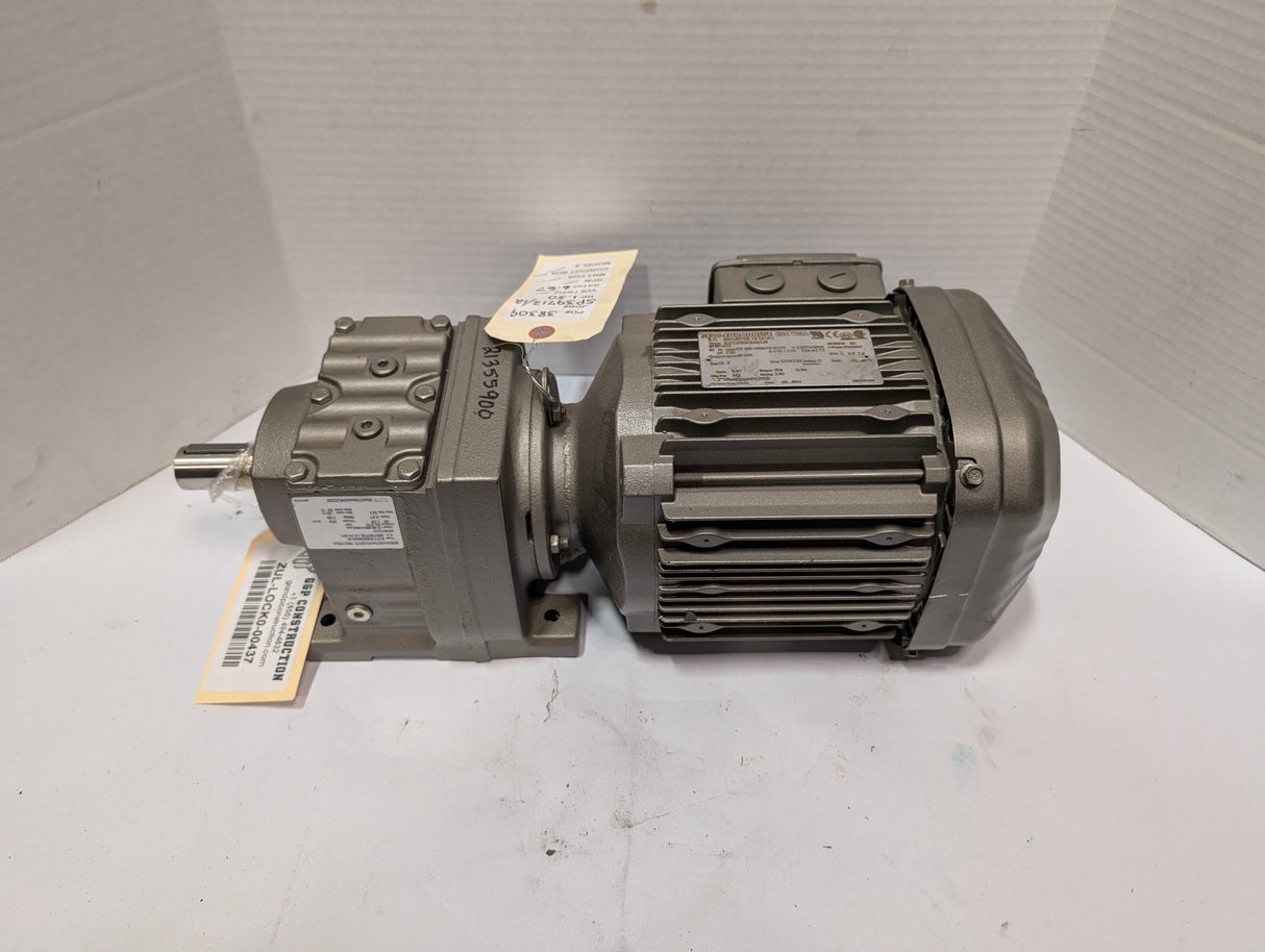 Sew - Eurodrive - 1.5 HP Electric Motor - R37DRE90M4/LN - Used - Big Liquidators
