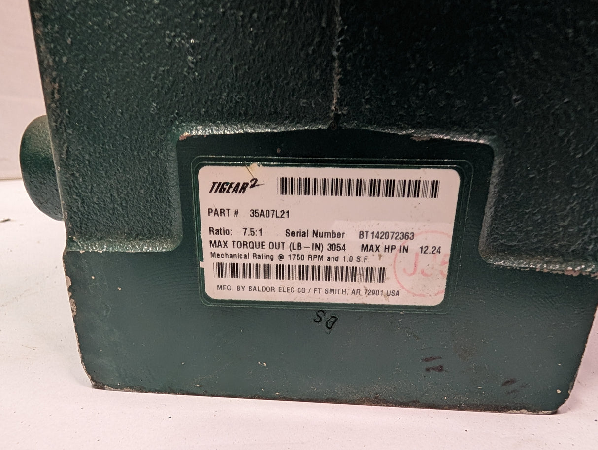 Dodge Tigear - 7.5:1 Gear Reducer - 35A07L21 - Used - Big Liquidators