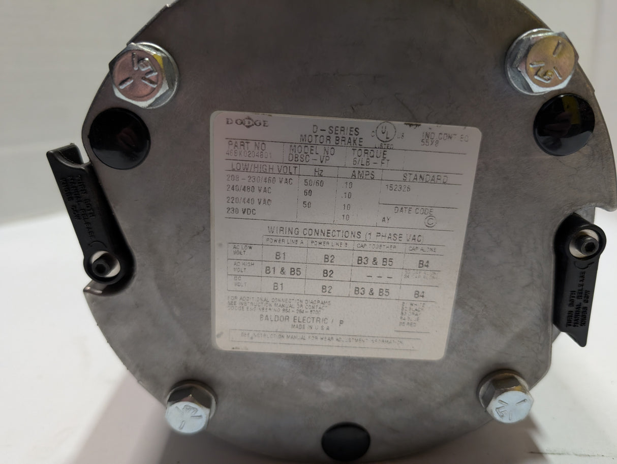 Baldor Reliance - 1 HP Electric Motor - VEBM3546T - D - Used - Big Liquidators