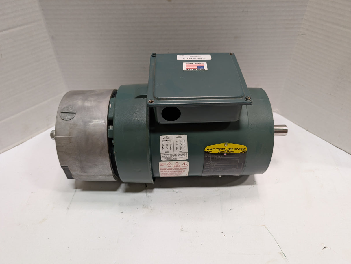 Baldor Reliance - 1 HP Electric Motor - VEBM3546T - D - Used - Big Liquidators