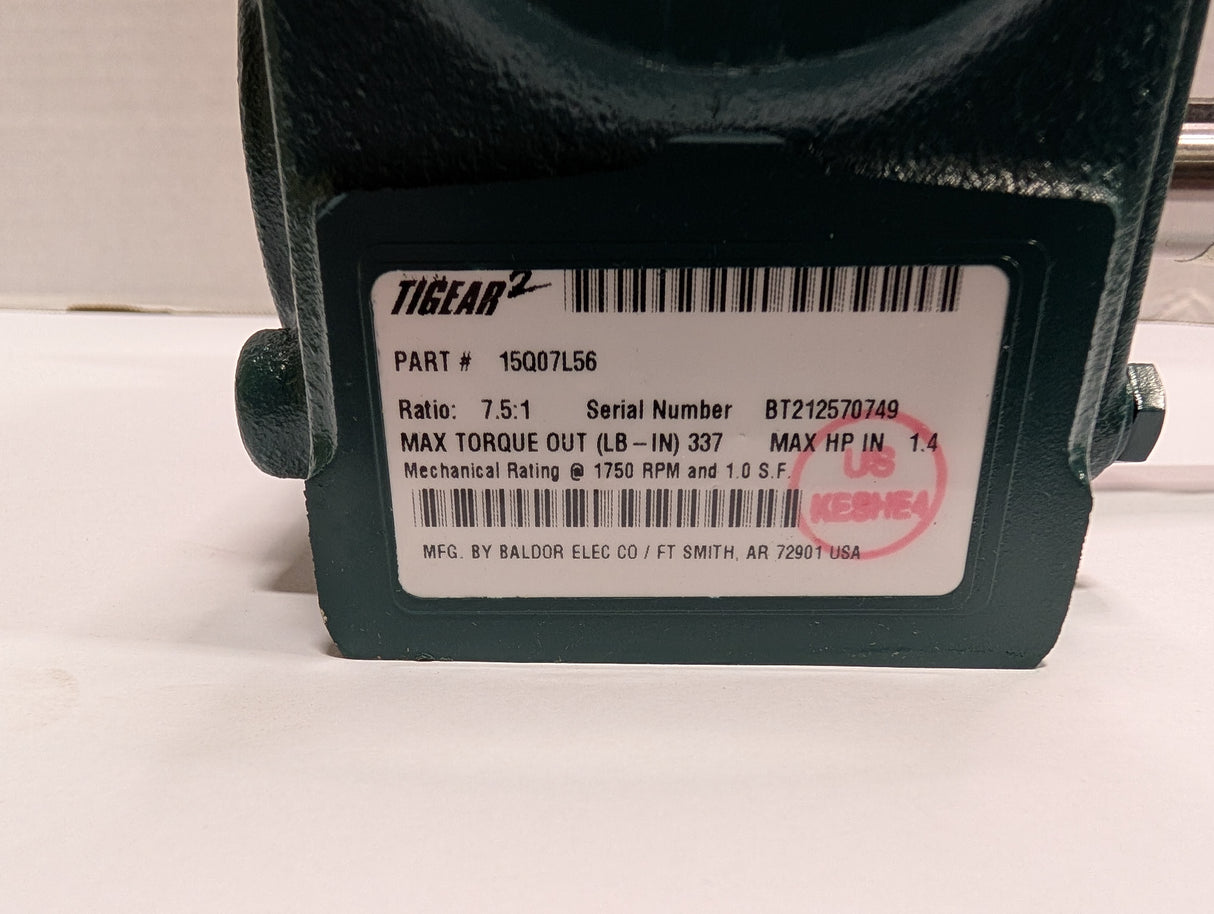 Dodge Tigear - 7.5:1 Gear Reducer - 15Q07L56 - New - Big Liquidators