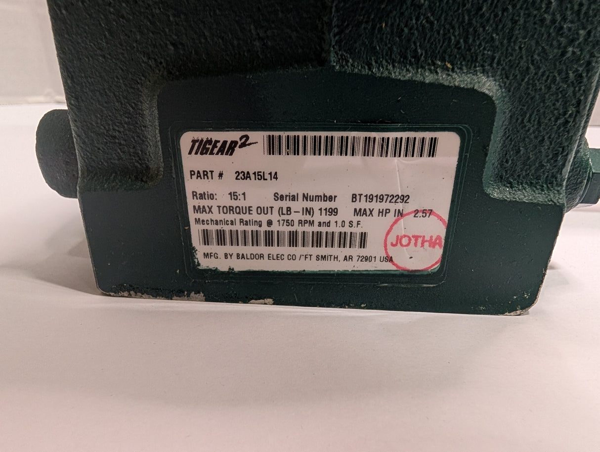 Dodge Tigear - 15:1 Gear Reducer - 23A15L14 - New - Big Liquidators