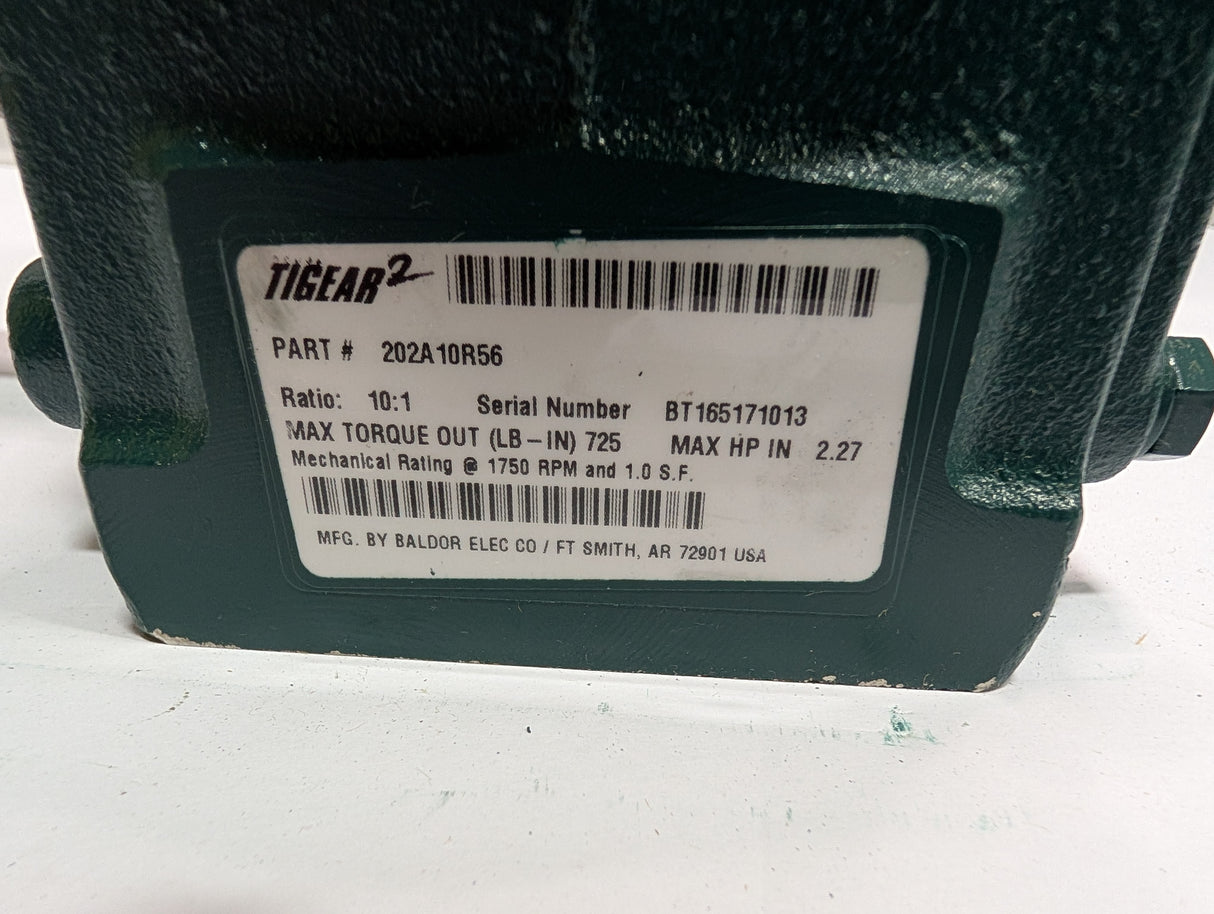 Dodge Tigear - 10:1 Gear Reducer - 202A10R56 - Used - Big Liquidators