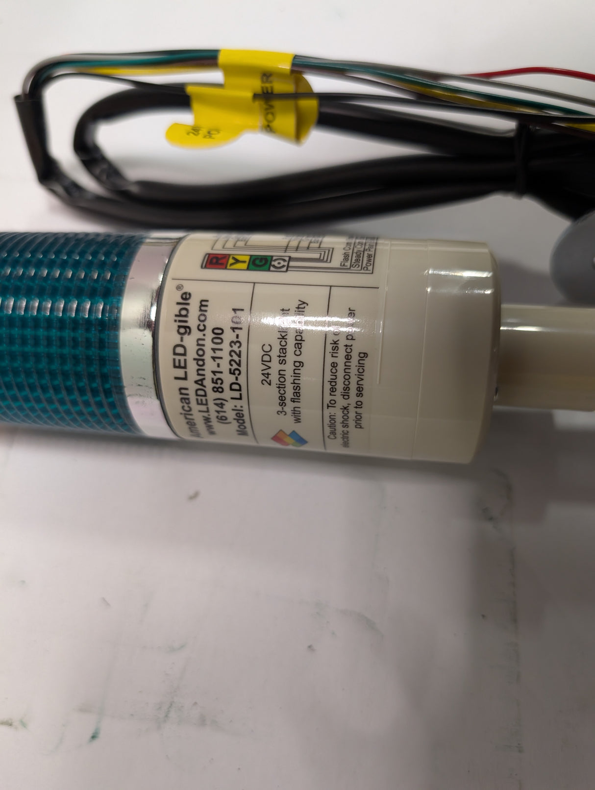 LED Andon - LED Tower Light 24V DC - X000J58R25 - New - Big Liquidators