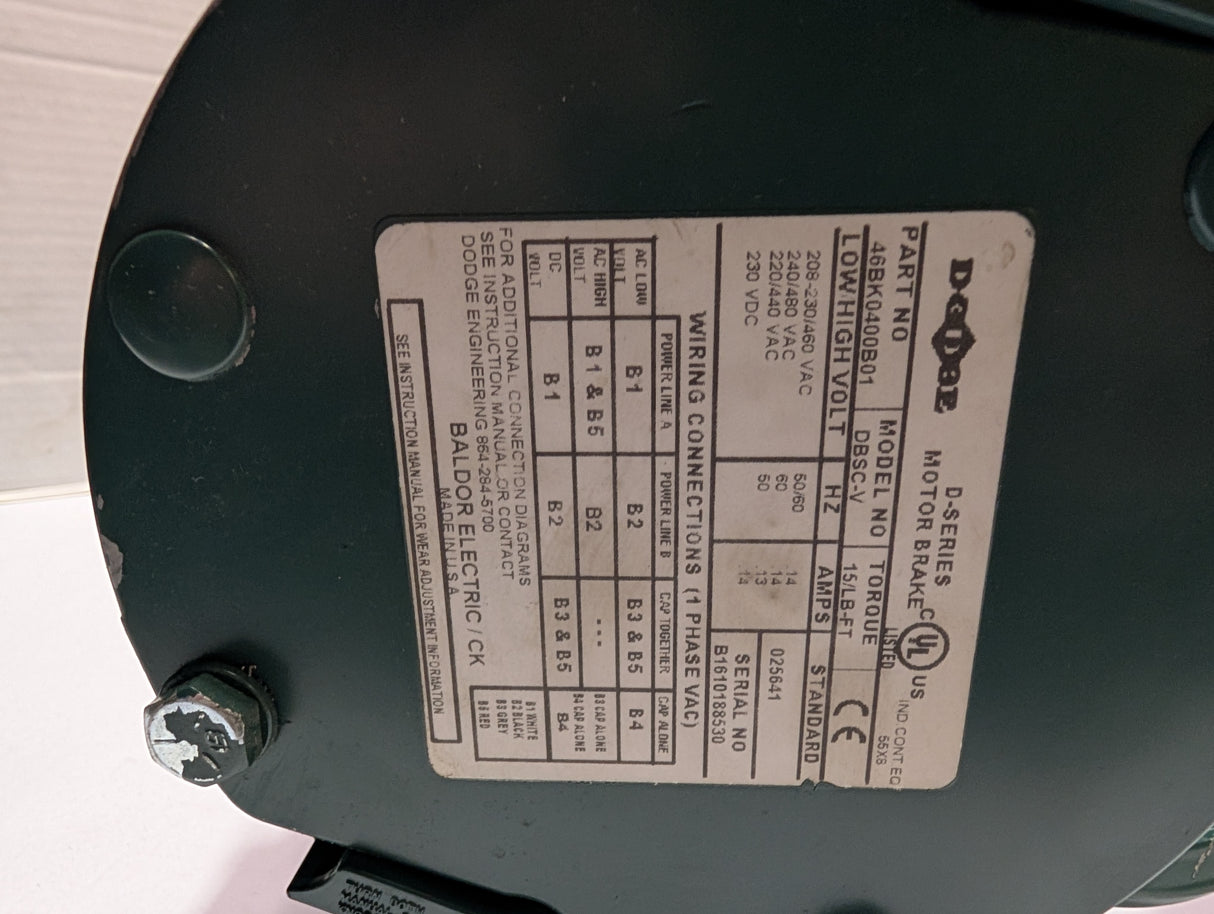 Baldor Reliance - 3 HP Electric Motor - VEBM3611T - D - New - Big Liquidators