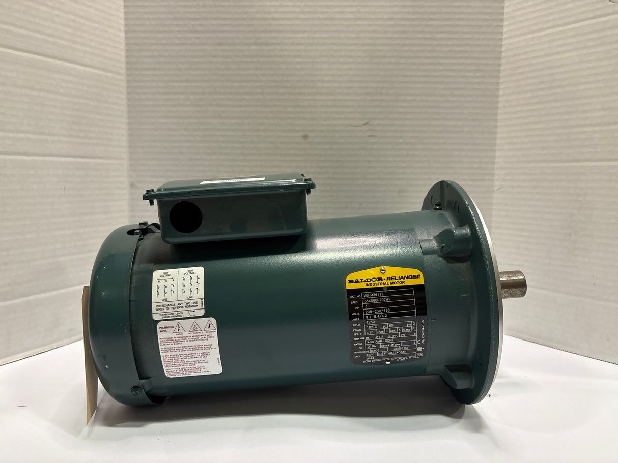 Baldor Reliance - 3 HP Electric Motor - VUHM3611T - Used - Big Liquidators