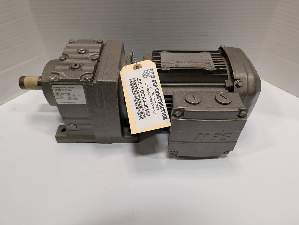 Sew - Eurodrive - 0.75 HP Electric Motor - R37DRS71M4/LN - Used - Big Liquidators