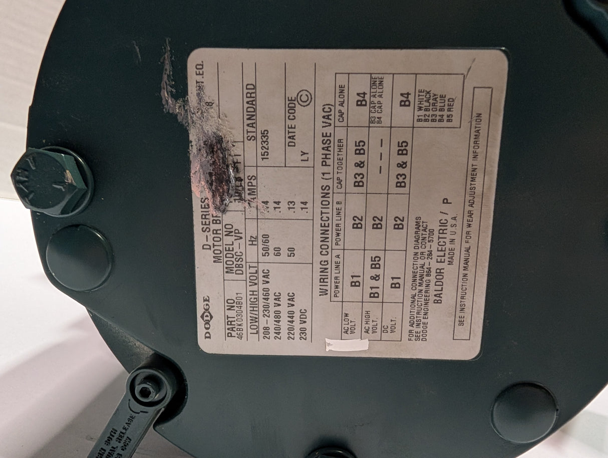 Baldor Reliance - 1.5 HP Electric Motor - VEBM3554T - D - Used - Big Liquidators