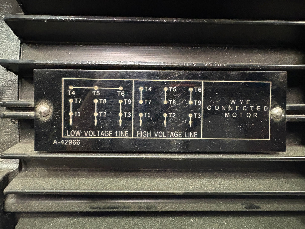 Marathon Electric - 7.5 HP Electric Motor - RVL213THTL7726CEL - Used - Big Liquidators