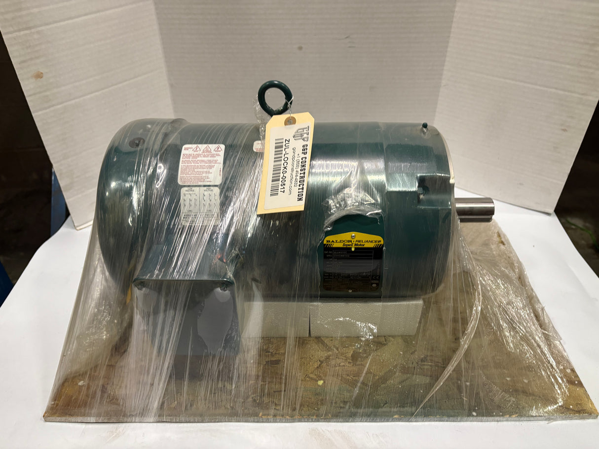 Baldor Reliance - 7.5 HP Electric Motor - VEUHM3710T - New - Big Liquidators