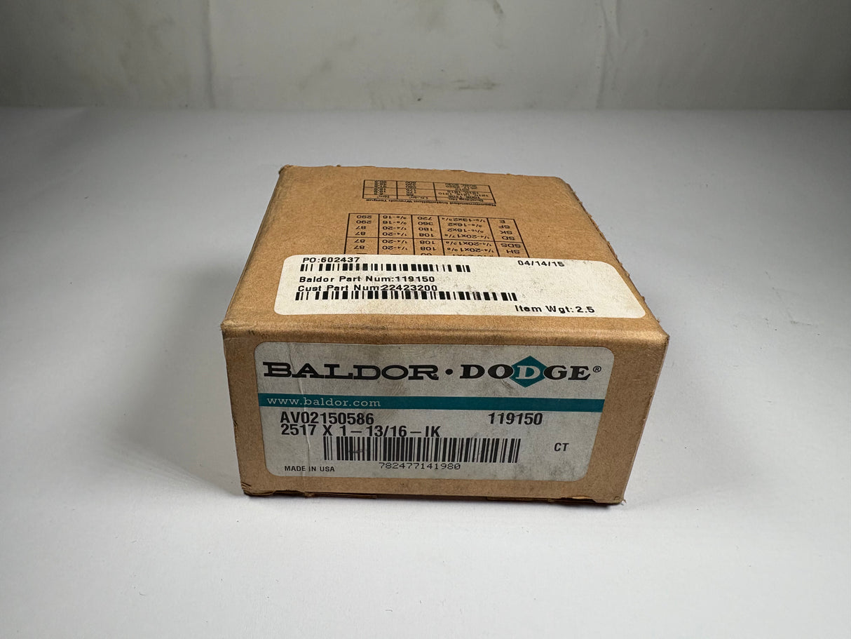 Dodge - Taper Lock Bushing 1 - 13/16" - 2517X1 - 13/16 - IK - New - Big Liquidators