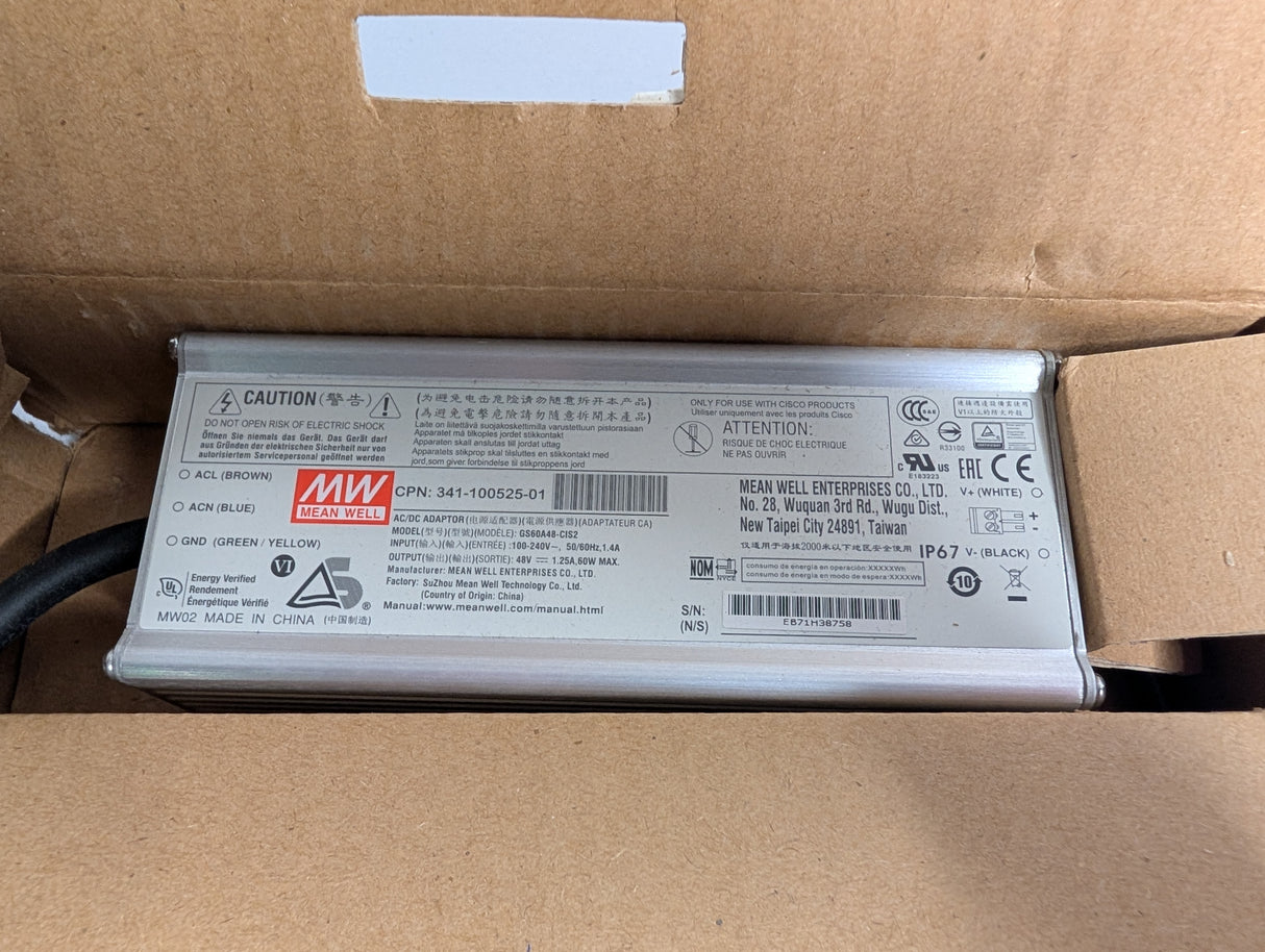 CISCO - External Power Adapter - AIR - PWRADPT - RGD1= - New - Big Liquidators