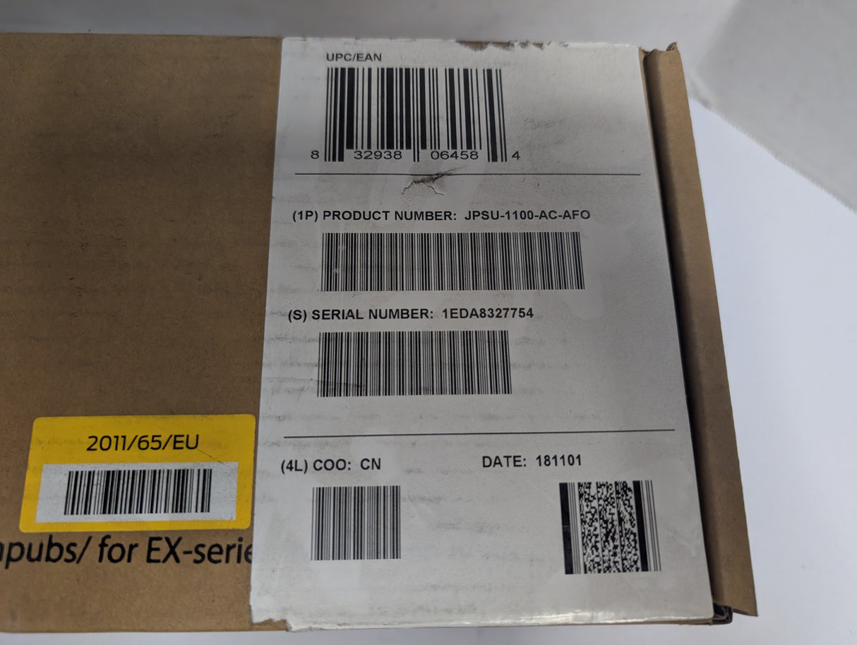 Juniper - 1100W Redundant Power Supply - JPSU - 1100 - AC - AF0 - New - Big Liquidators