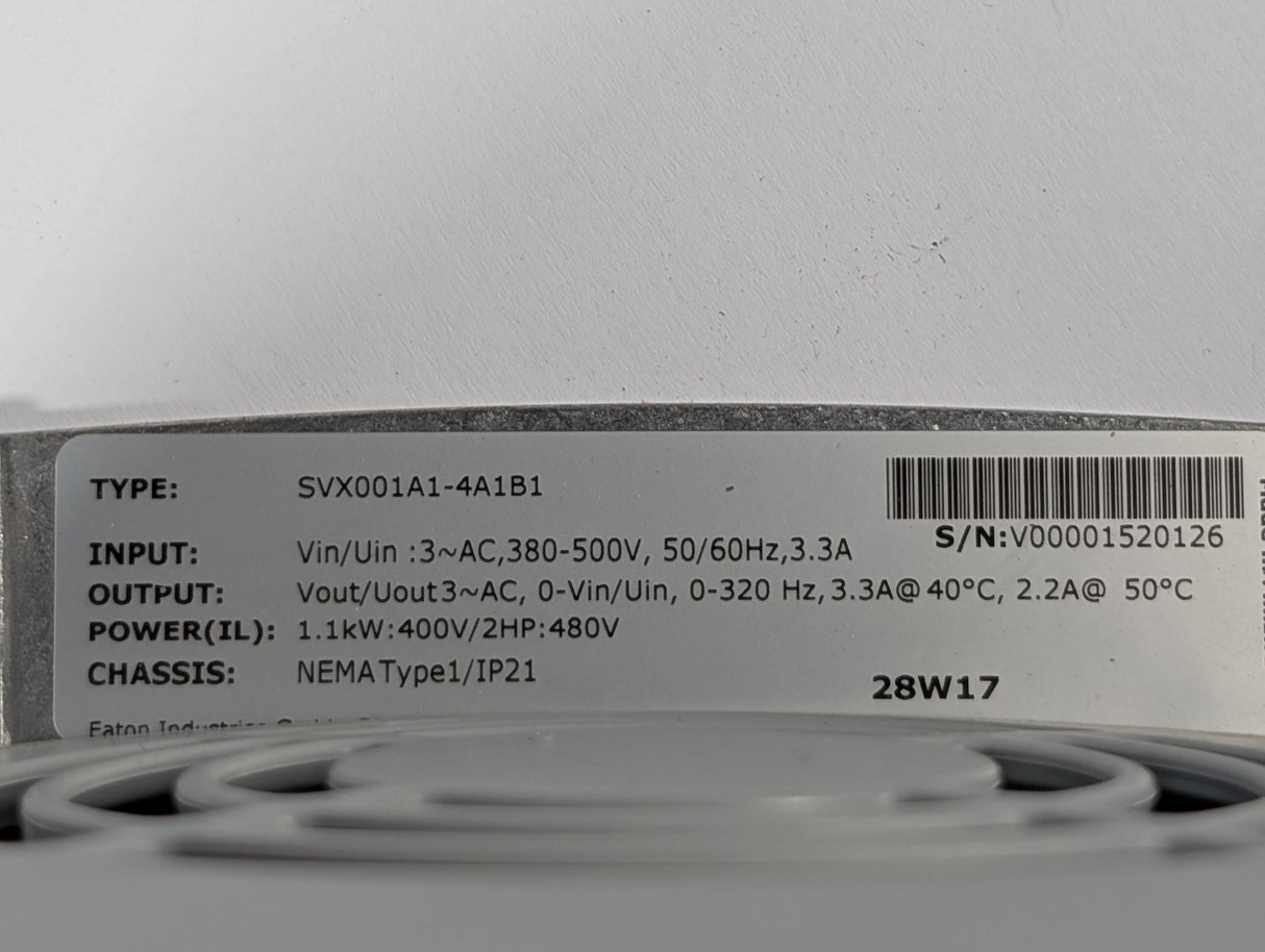 Eaton - Adjustable Frequency Drive - SVX001A1 - 4A1B1 - New - Big Liquidators