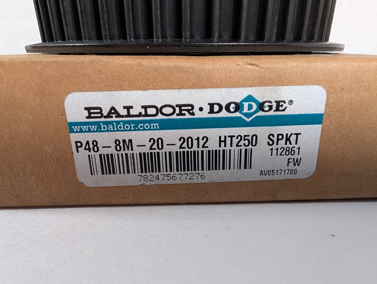 Dodge - High Torque Drive Belt Sprocket - P48 - 8M - 20 - 2012 HT250 SPKT - New - Big Liquidators