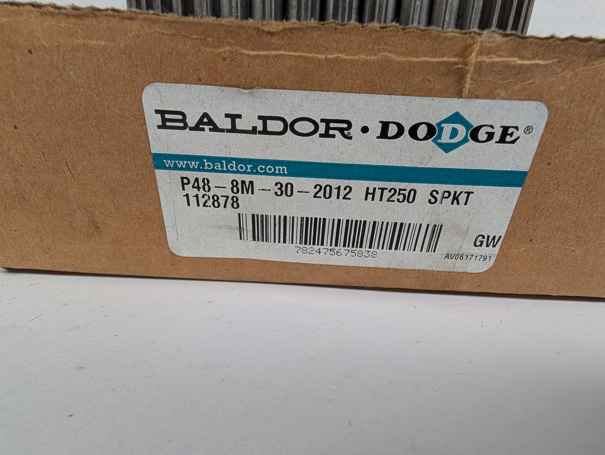Dodge - High Torque Drive Belt Sprocket P48 - 8M - 30 - 2012 HT250 SPKT - New - Big Liquidators