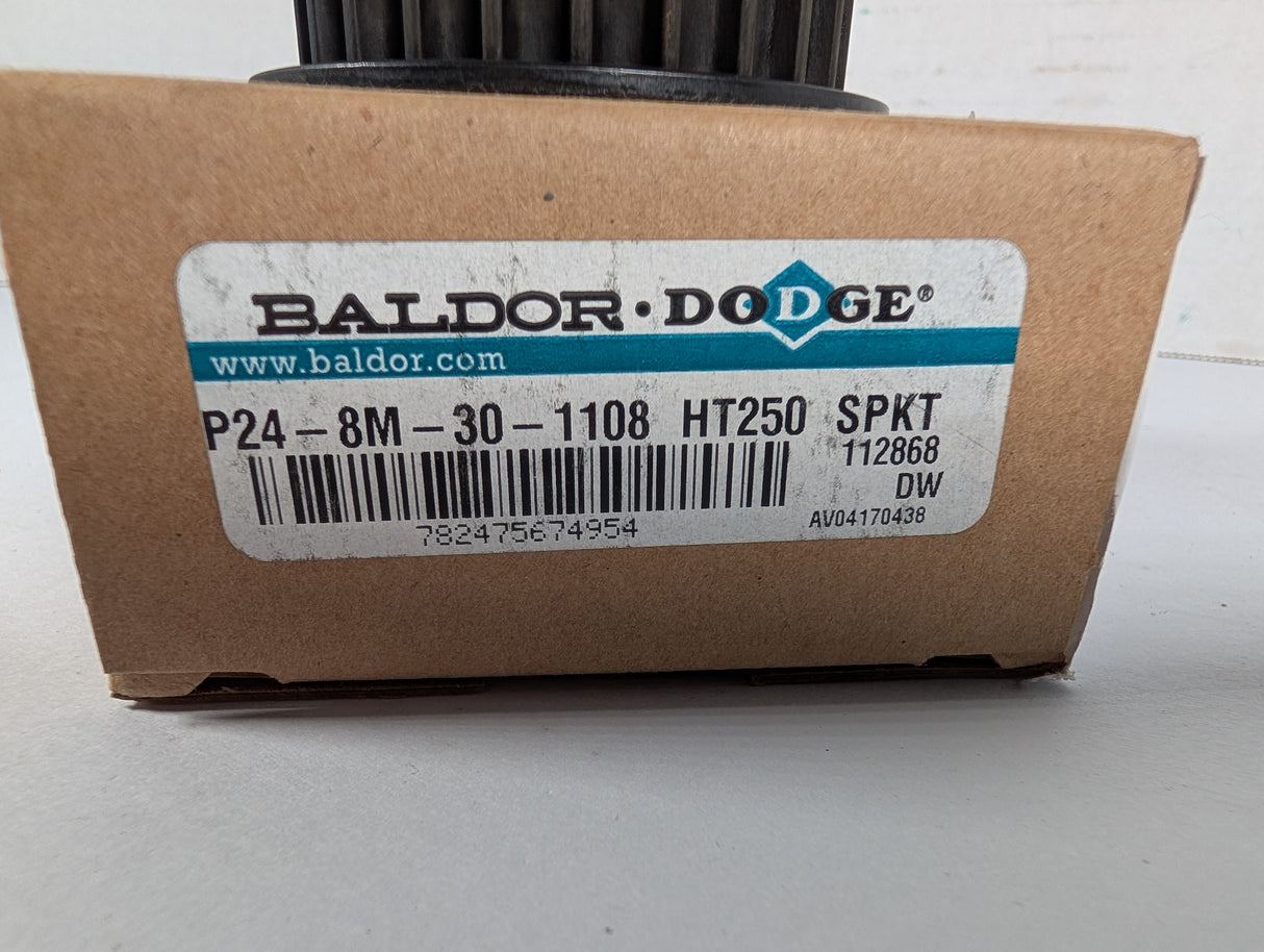 Dodge - High Torque Drive Belt Sprocket - P24 - 8M - 30 - 1108 HT250 SPKT - New - Big Liquidators