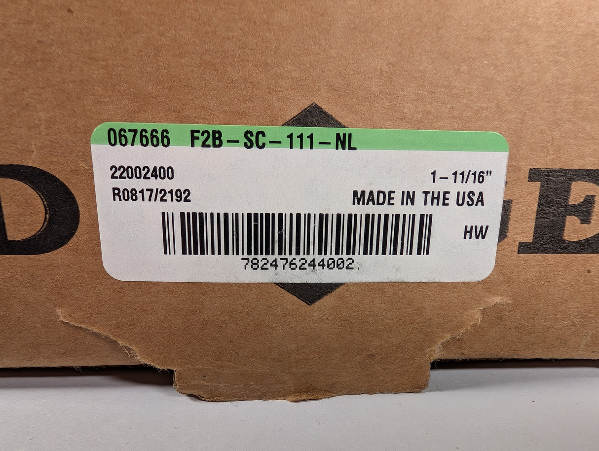Dodge - Flange Mount Ball Bearing - F2B - S - 111 - NL - New - Big Liquidators