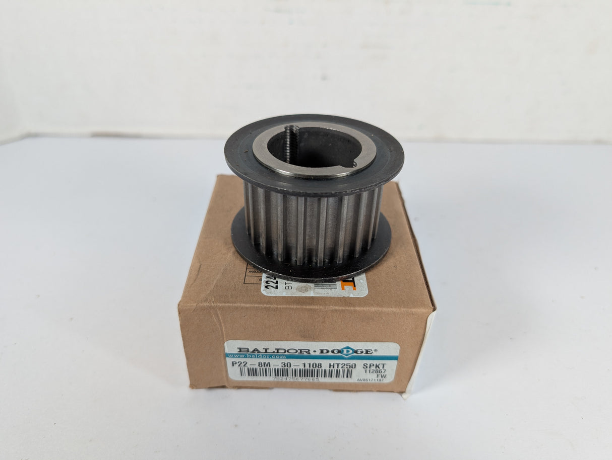 Dodge - High Torque Drive Belt Sprocket - P22 - 8M - 30 - 1108 HT250 SPKT - New - Big Liquidators