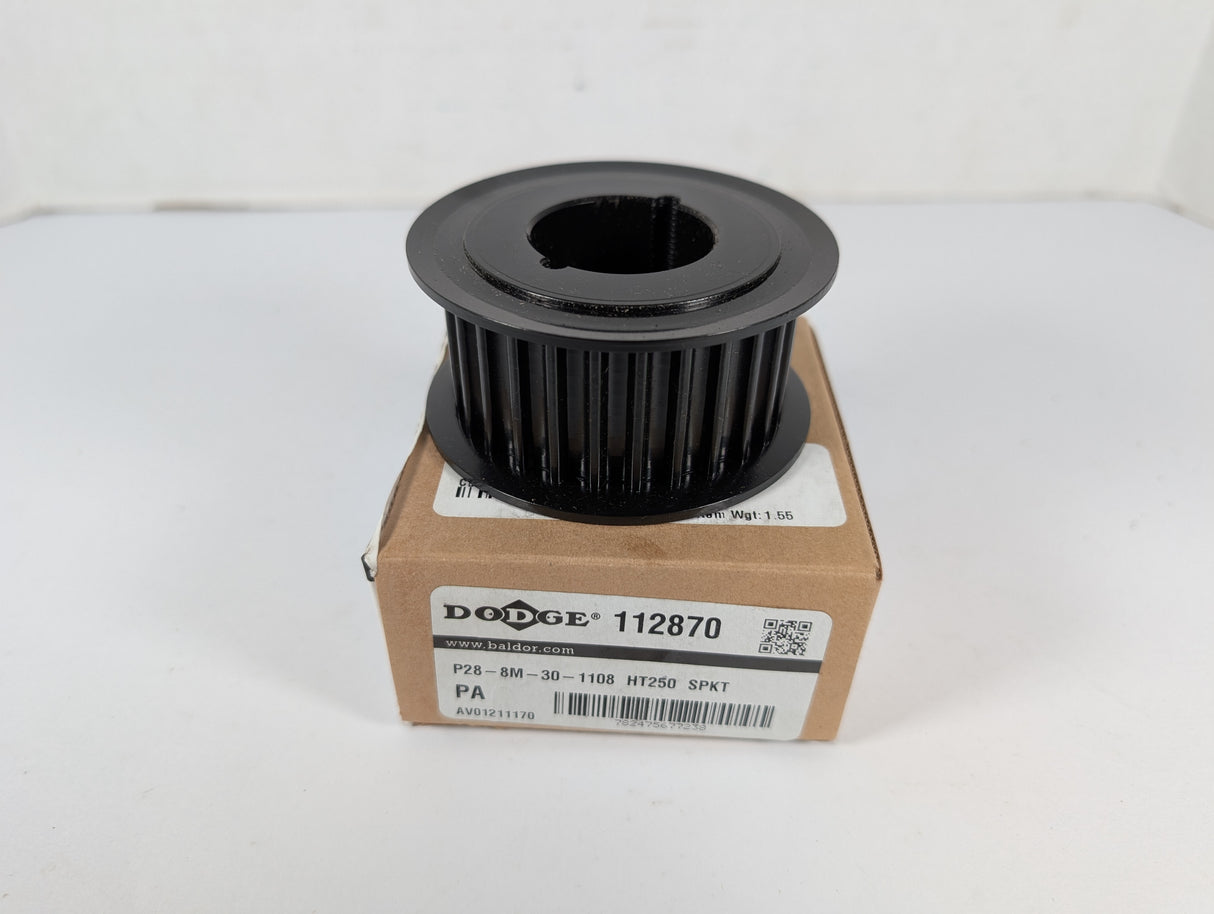 Dodge - High Torque Drive Belt Sprocket - P28 - 8M - 30 - 1108 HT250 SPKT - New - Big Liquidators