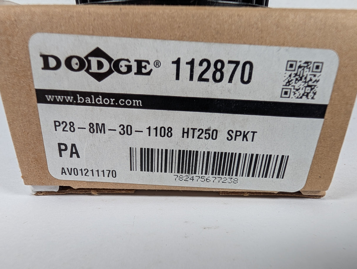 Dodge - High Torque Drive Belt Sprocket - P28 - 8M - 30 - 1108 HT250 SPKT - New - Big Liquidators
