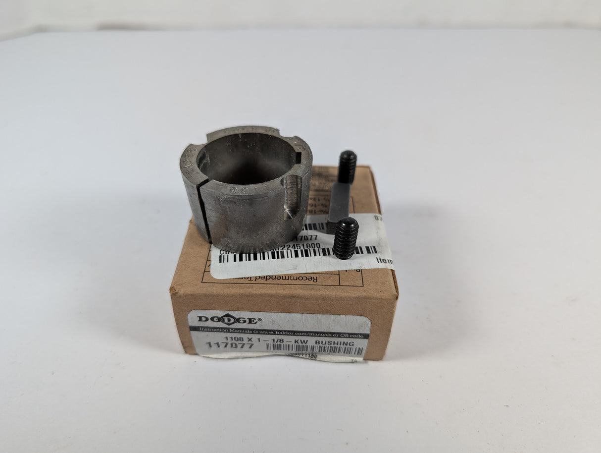 Dodge - Taper Lock Bushing - 1108 X 1 - 1/8 - KW BUSHING - New - Big Liquidators