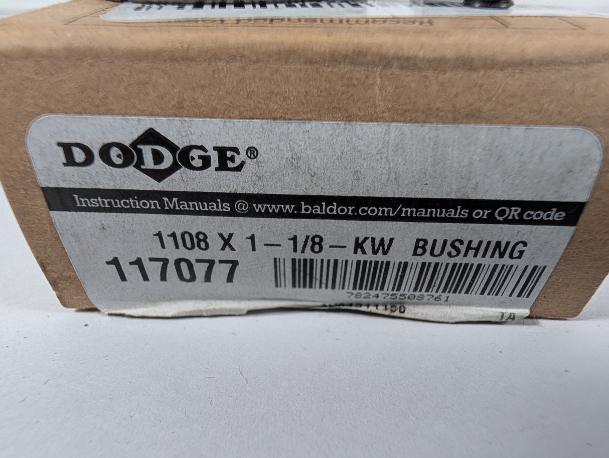 Dodge - Taper Lock Bushing - 1108 X 1 - 1/8 - KW BUSHING - New - Big Liquidators