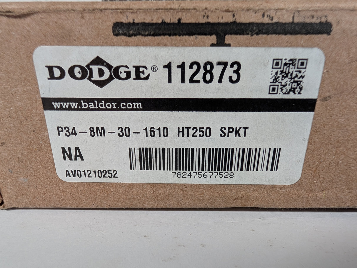 Dodge - High Torque Drive Belt Sprocket P34 - 8M - 30 - 1610 HT250 SPKT - New - Big Liquidators