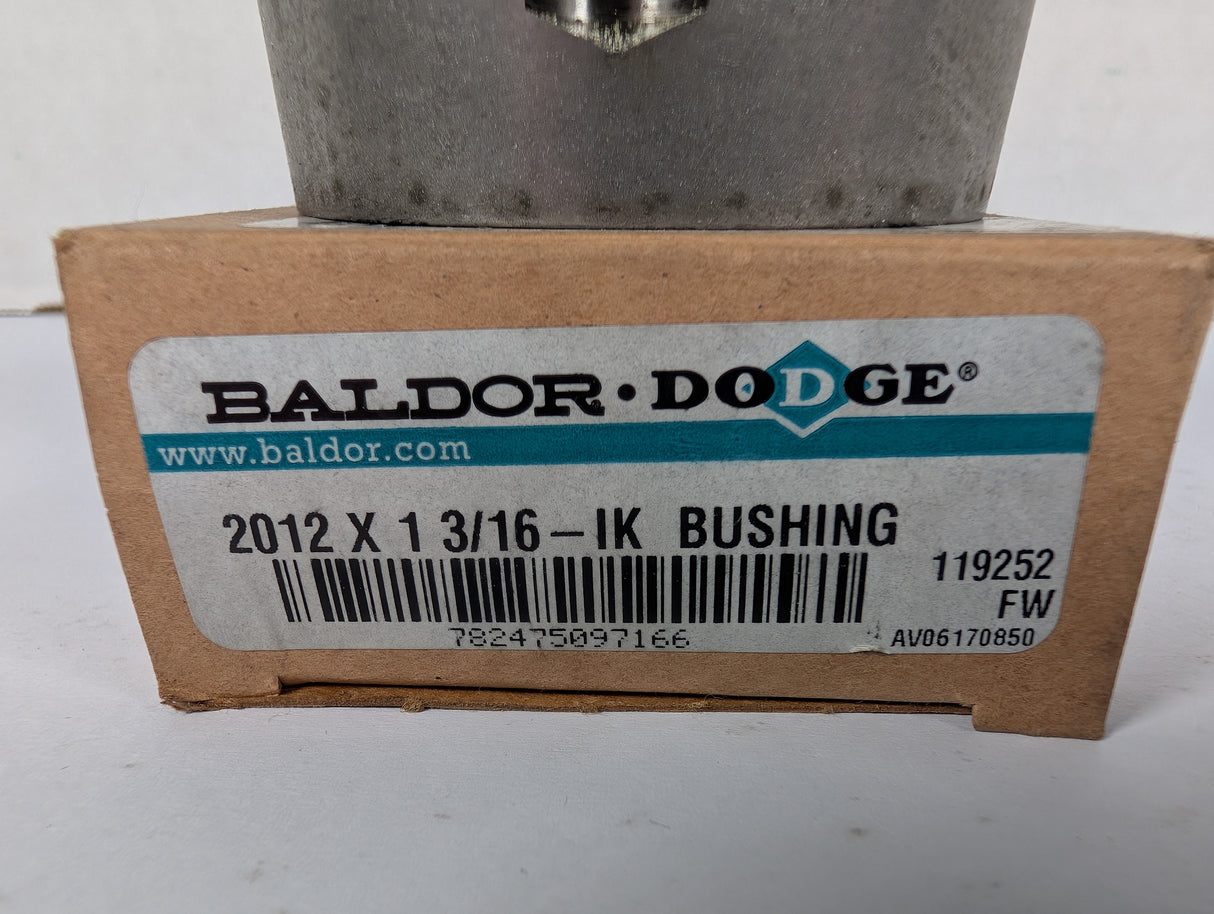 Dodge - Taper Lock Bushing - 2012 X 3/16 - IK BUSHING - New - Big Liquidators