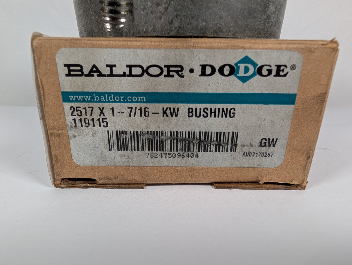 Dodge - Taper Lock Bushing - 2517 X 1 - 7/16 - KW BUSHING - New - Big Liquidators