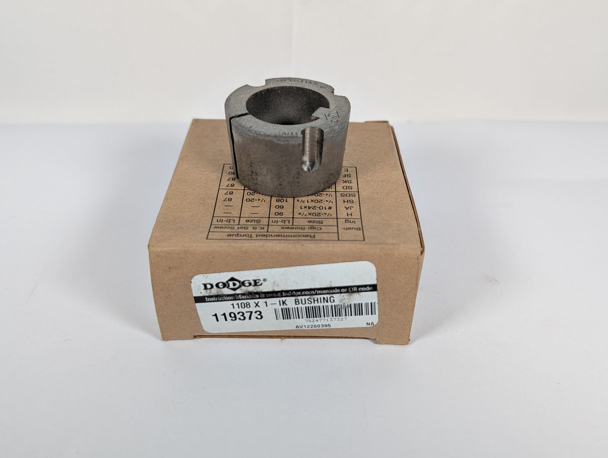 Dodge - Taper Lock Bushing - 1108X1 - IK BUSHING - New - Big Liquidators
