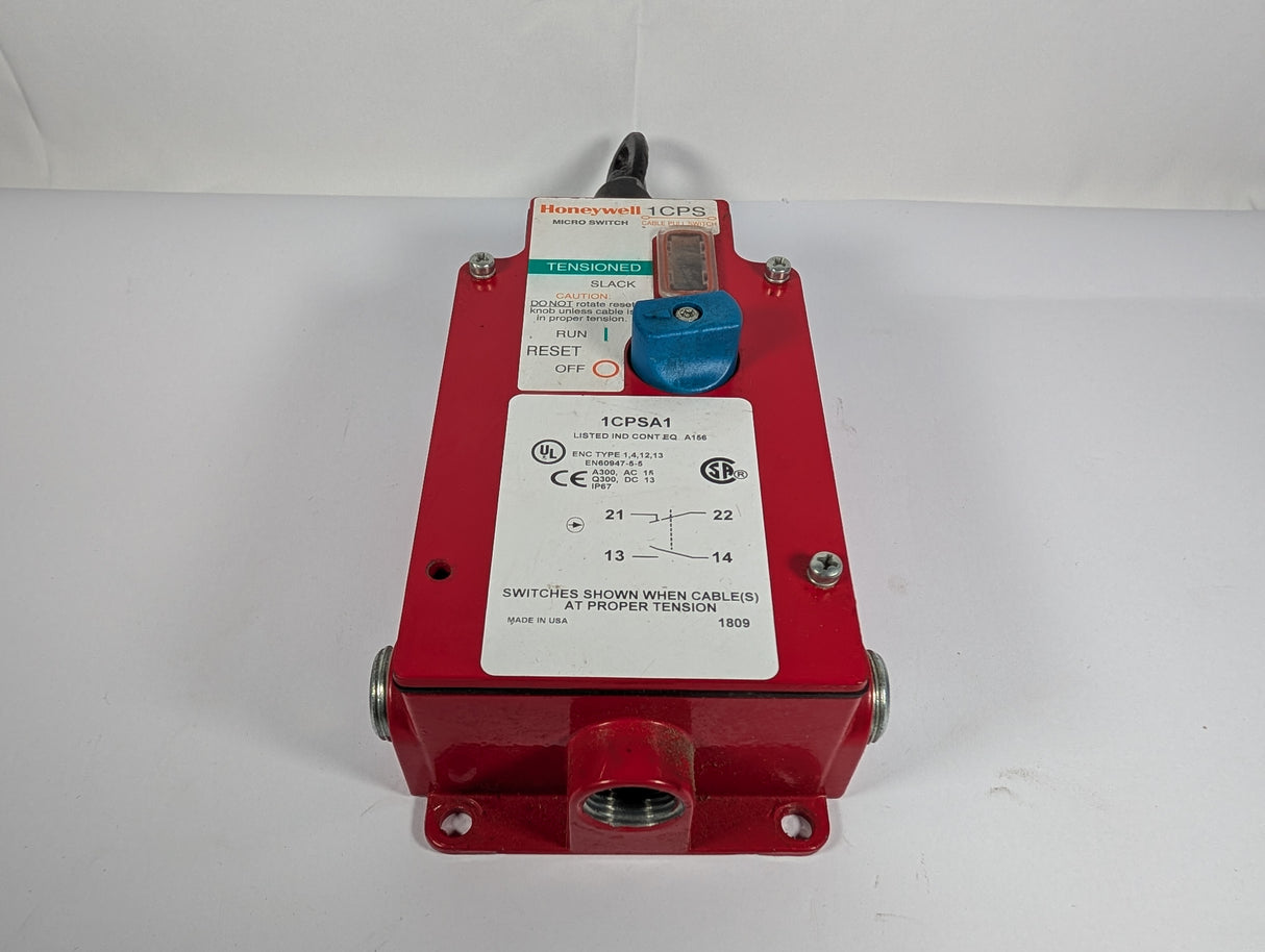 Honeywell - Cable Pull Safety Switch, 250ft - 1CPSA1 - Used - Big Liquidators