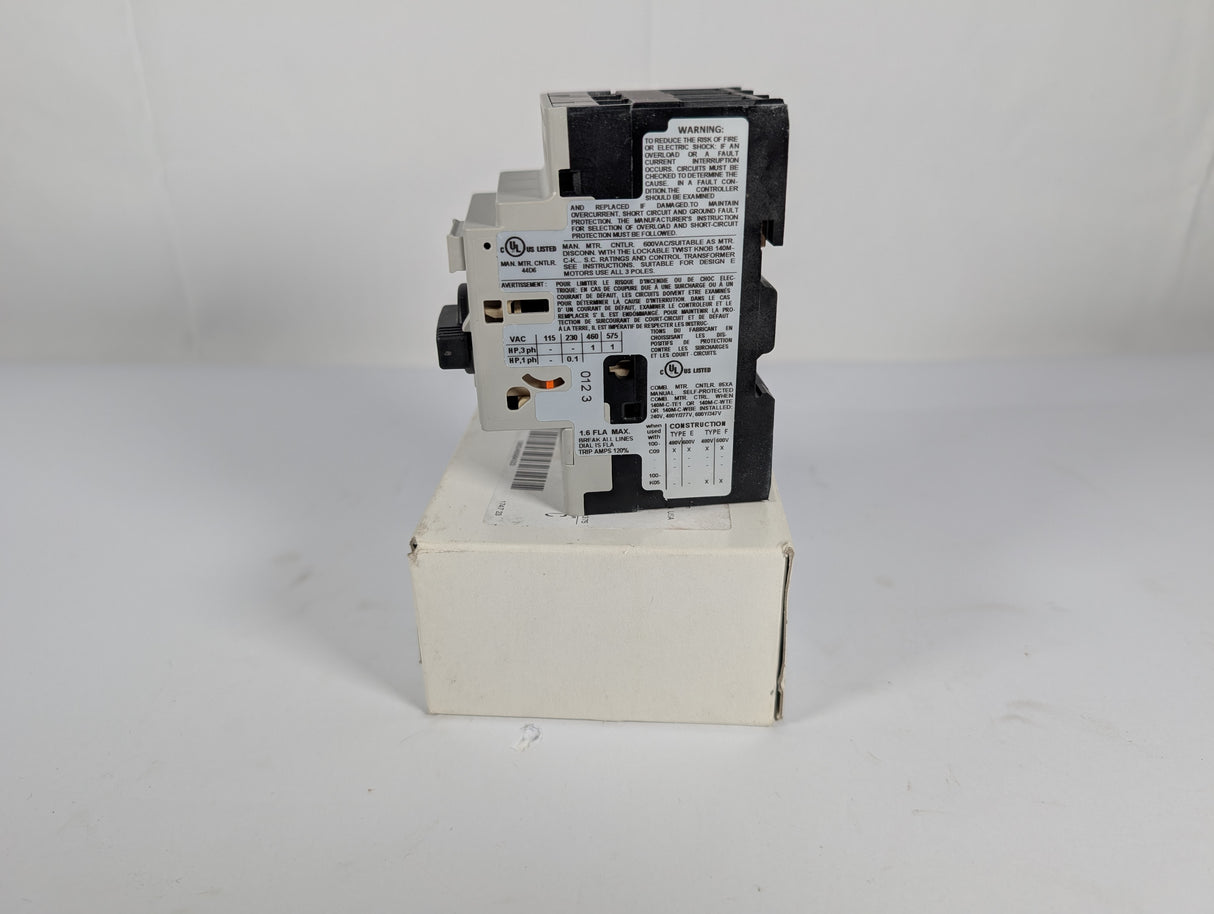 allen bradley - Motor Circuit Breaker - 140m - c2e - b16 - New - Big Liquidators