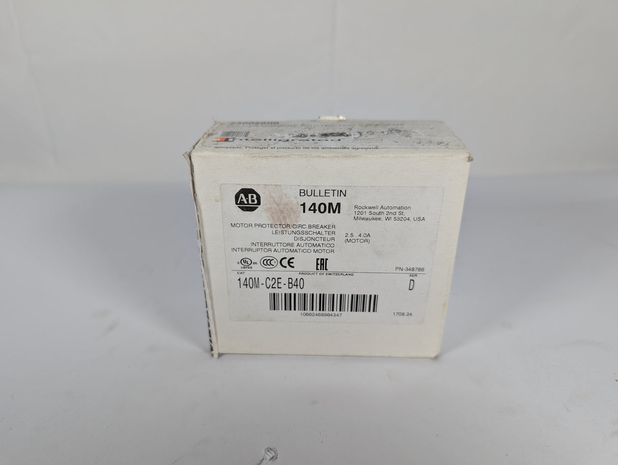 Allen Bradley - Motor Circuit Breaker - 140M - C2E - B40 - New - Big Liquidators
